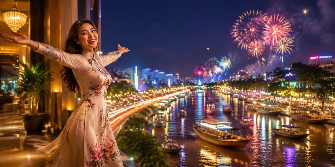 Cảnh quan casino hiện đại tại Mekong